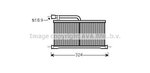 Heat Exchanger, interior heating AVA QUALITY COOLING AIA6296