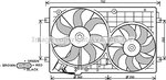 Fan, engine cooling AVA QUALITY COOLING VN7528