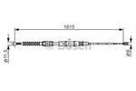 Cable Pull, parking brake BOSCH 1987482328
