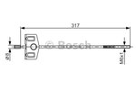 Cable Pull, parking brake BOSCH 1987482342