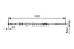 Cable Pull, parking brake BOSCH 1987477924