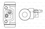 Wheel-brake Cylinder Kit BOSCH F026002357