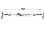 Cable Pull, parking brake BOSCH 1987482330