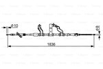 Cable Pull, parking brake BOSCH 1987482531