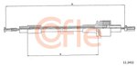 Cable Pull, clutch control COFLE 112432