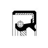 Shaft Seal, automatic transmission CORTECO 19035229B