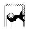 Shaft Seal, wheel hub CORTECO 19019080B