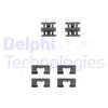Accessory Kit, disc brake pad DELPHI LX0196