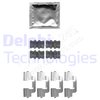 Accessory Kit, disc brake pad DELPHI LX0536