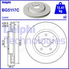 Brake Disc DELPHI BG5117C