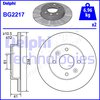 Brake Disc DELPHI BG2217