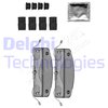 Accessory Kit, disc brake pad DELPHI LX0692