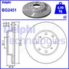 Brake Disc DELPHI BG2451