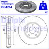 Brake Disc DELPHI BG4264