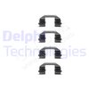 Accessory Kit, disc brake pad DELPHI LX0255