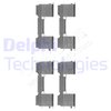 Accessory Kit, disc brake pad DELPHI LX0478