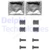 Accessory Kit, disc brake pad DELPHI LX0355