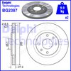 Brake Disc DELPHI BG2387