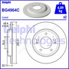 Brake Disc DELPHI BG4964C