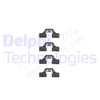 Accessory Kit, disc brake pad DELPHI LX0307