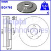 Brake Disc DELPHI BG4768