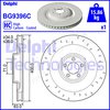 COATED BRAKE DISC (SINGLE) HC DV DELPHI BG9396C
