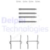 Accessory Kit, disc brake pad DELPHI LX0154