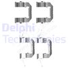 Accessory Kit, disc brake pad DELPHI LX0529