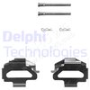 Accessory Kit, disc brake pad DELPHI LX0150