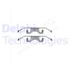 Accessory Kit, disc brake pad DELPHI LX0340