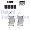 Accessory Kit, disc brake pad DELPHI LX0699