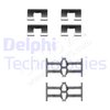 Accessory Kit, disc brake pad DELPHI LX0208