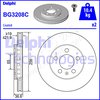 Brake Disc DELPHI BG3208C
