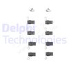 Accessory Kit, disc brake pad DELPHI LX0244