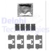 Accessory Kit, disc brake pad DELPHI LX0558