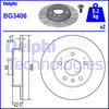 Brake Disc DELPHI BG3406