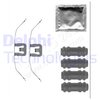 Accessory Kit, disc brake pad DELPHI LX0564