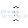 Accessory Kit, disc brake pad DELPHI LX0260