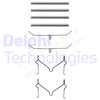 Accessory Kit, disc brake pad DELPHI LX0182