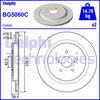 COATED BRAKE DISC (DOUBLE) DELPHI BG5060C