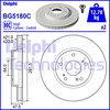 Brake Disc DELPHI BG5180C