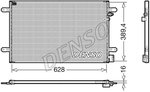 Condenser, air conditioning DENSO DCN02037