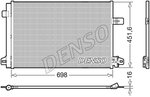Condenser, air conditioning DENSO DCN32028
