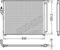 Condenser, air conditioning DENSO DCN10049