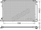 Condenser, air conditioning DENSO DCN50128