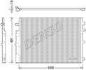 Condenser, air conditioning DENSO DCN23050