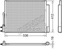 Condenser, air conditioning DENSO DCN20043