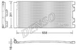 Condenser, air conditioning DENSO DCN14002