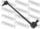 Link/Coupling Rod, stabiliser bar FEBEST 0123ASV70F