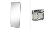 Mirror Glass, exterior mirror HELLA 9MX564305-002